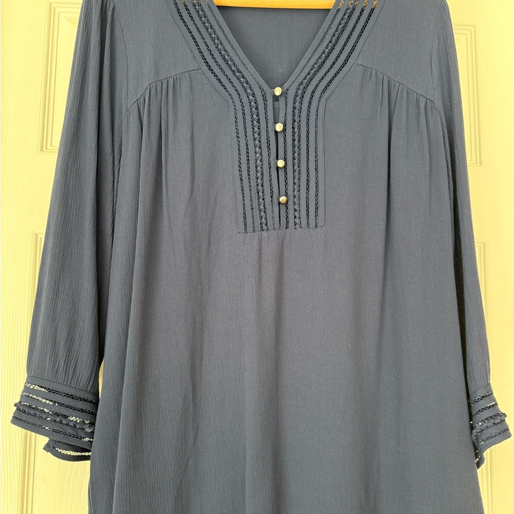 Elegant Navy Women's Top